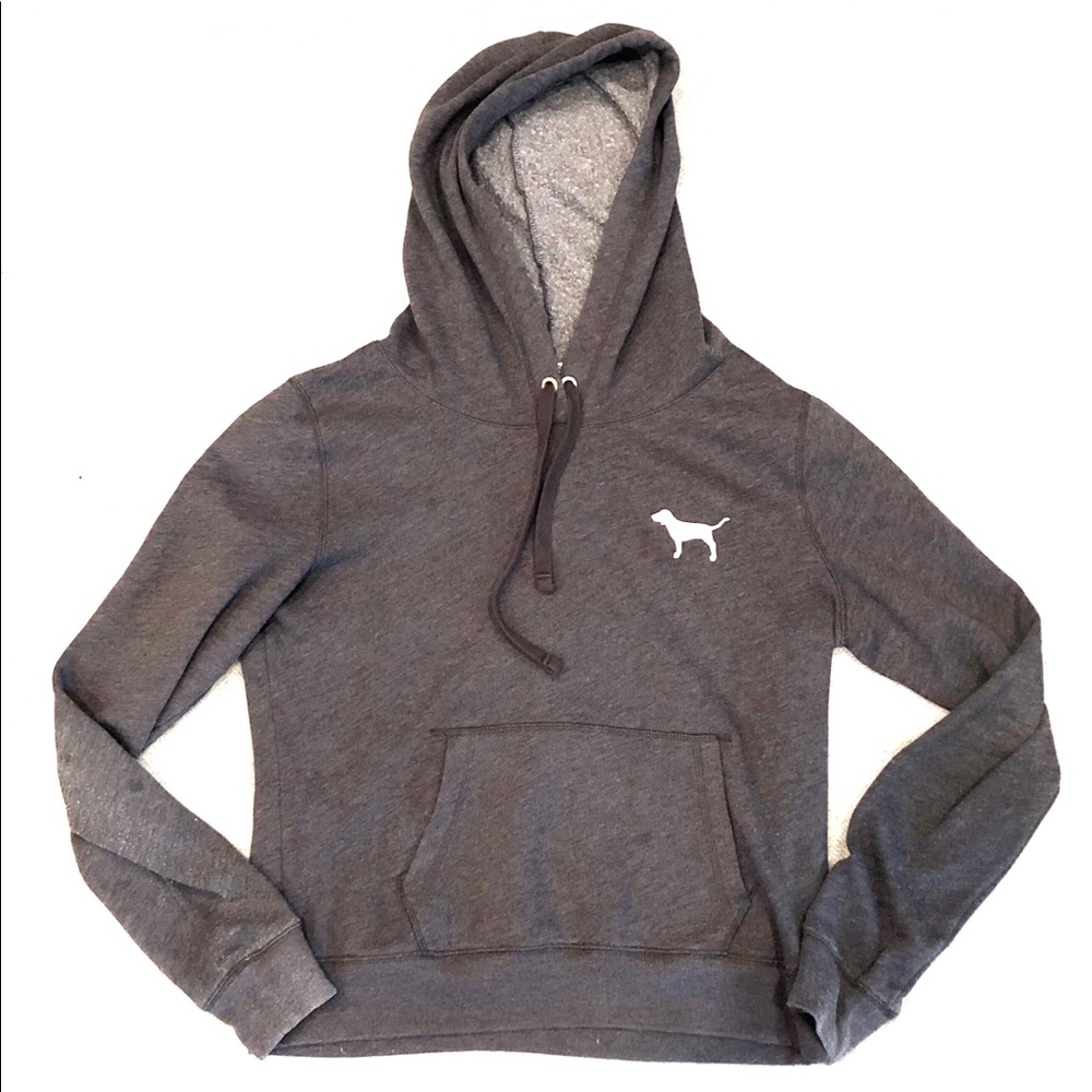 VS PINK Grey Hoodie Sweatshirt